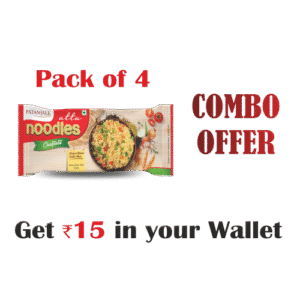 Pack of 4- Atta Noodles Chatpata 240 gm- Rs 15 Off