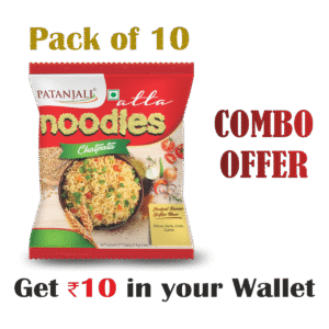 Pack of 10- Atta Noodles Chatpata 60gm- Rs 10 Off
