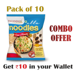 Pack of 10- Atta Noodles Desi Masala 60gm- Rs 10 Off