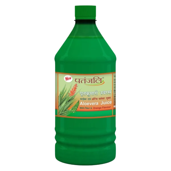 Patanjali Aloevera Juice with Fiber and Orange Flavour 1L