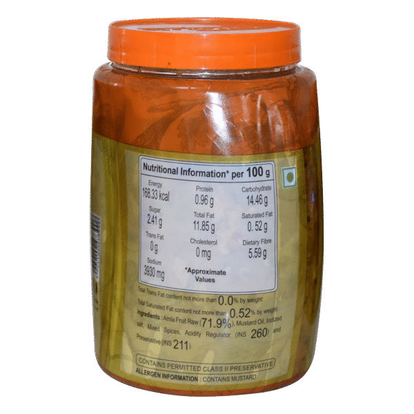 Patanjali Amla Pickle 1KG - Image 2