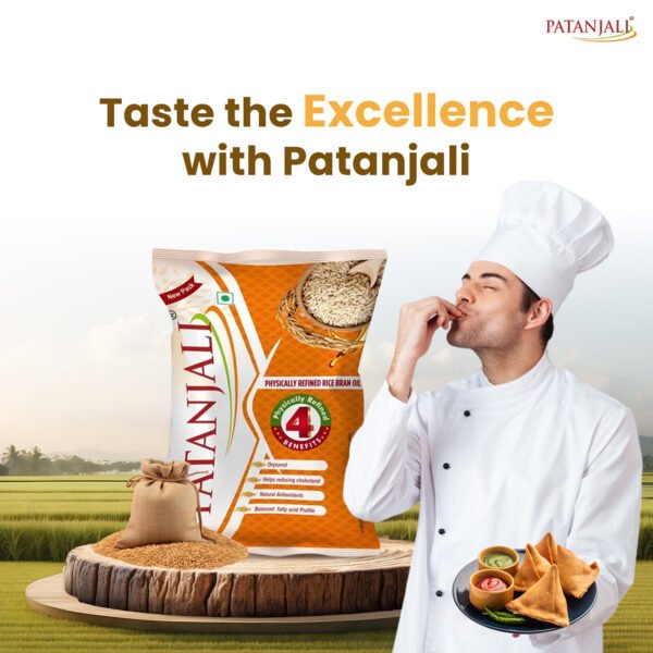Patanjali Rice Bran Oil (P)  1 ltr - Image 2