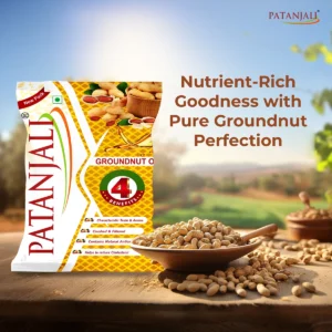 Patanjali Groundnut Oil Pouch  1 ltr