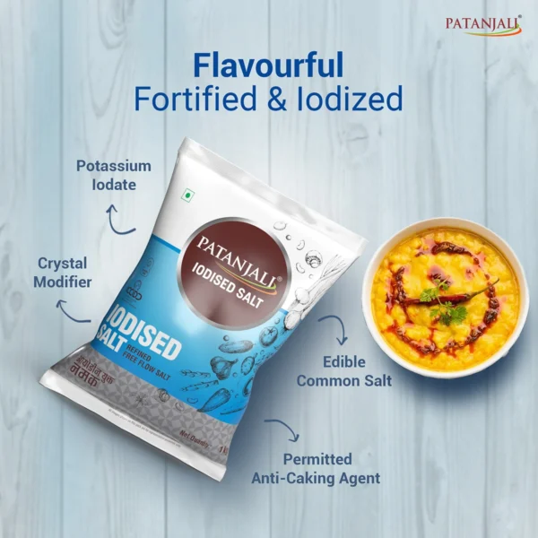 Patanjali Iodized Namak  1 kg - Image 2