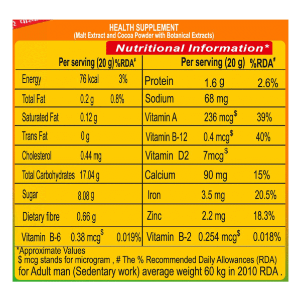Patanjali Herbal Powervita Plus - Refill  500 g - Image 2